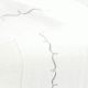 Pine Cone Hill Embroidered Hem White/Silver Sheet Set